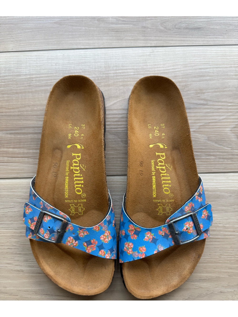 Birkenstock Papillio Madrid Floral Slide Size 37 - Picture 2 of 3